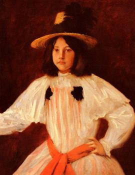 威廉 梅裡特 查斯 The Red Sash 威廉 梅裡特 查斯 The Red Sash